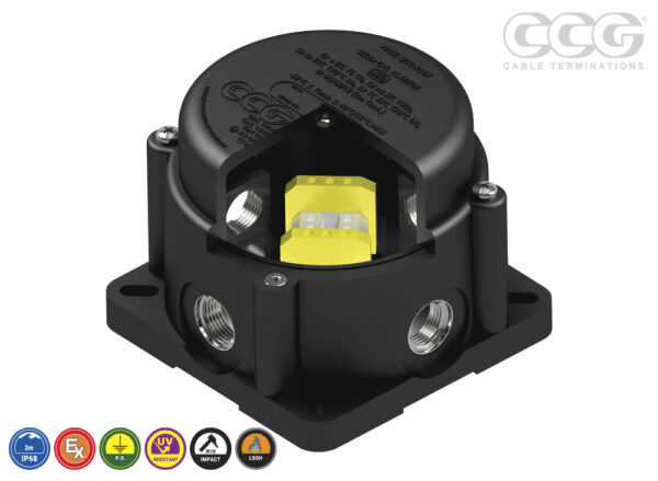 Screw Fit 4-Way Junction Box