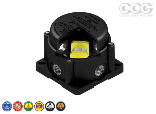 Screw Fit 4-Way Junction Box